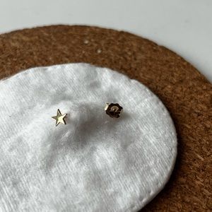 Zoe Chicco 14k Yellow Gold Star Single Stud